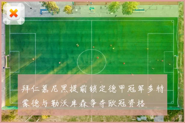 拜仁慕尼黑提前锁定德甲冠军多特蒙德与勒沃库森争夺欧冠资格